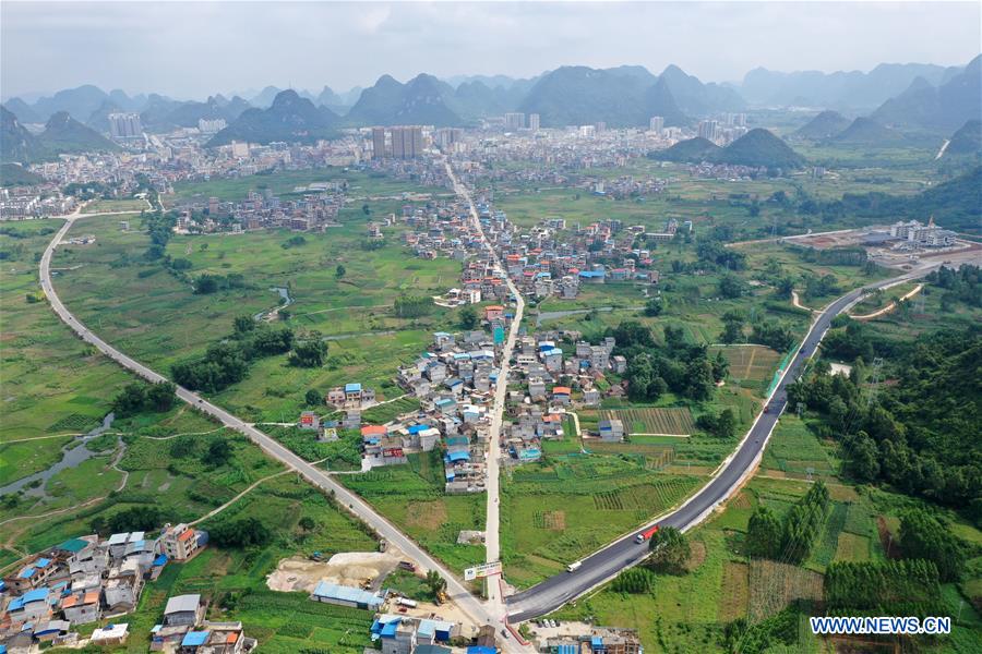 CHINA-GUANGXI-LUOCHENG-POVERTY RELIEF-INFRASTRUCTURE (CN)