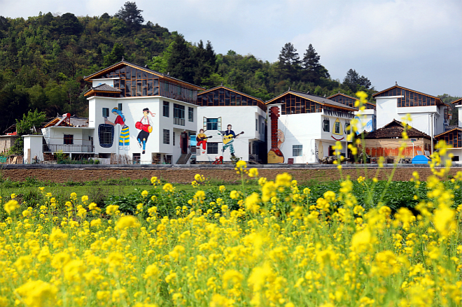 洪江村田园风光-a